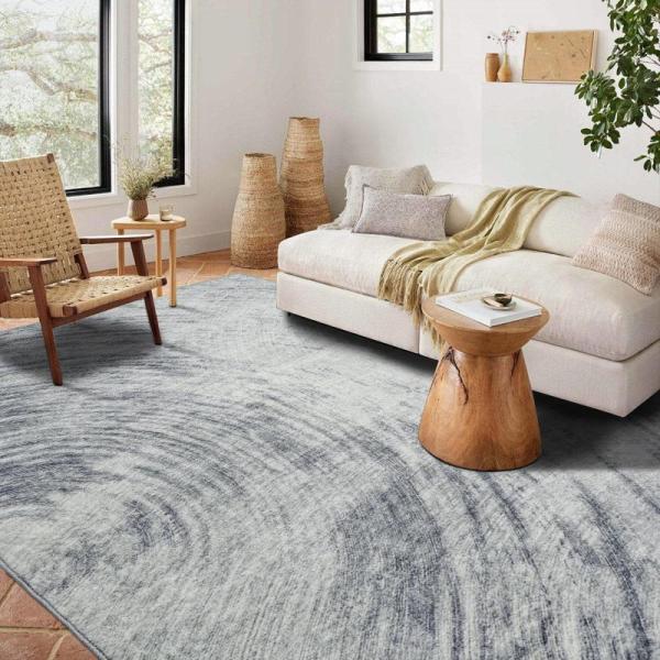 Furniture-Mueinxiei Area Rugs 5x7 Rug for Living Room Washable Rug Non Slip Water Repellent Floor Carpet - MSRP $1,288