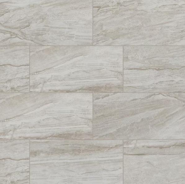 Flooring & Rugs - TrafficMaster Vigo Gris Matte Stone Look Ceramic Floor & Wall Tiles, MSI - Est Retail $980- 2plts
