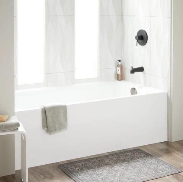 Signature Hardware SHSKS6032RWH Soaking Bathtub - MSRP $869