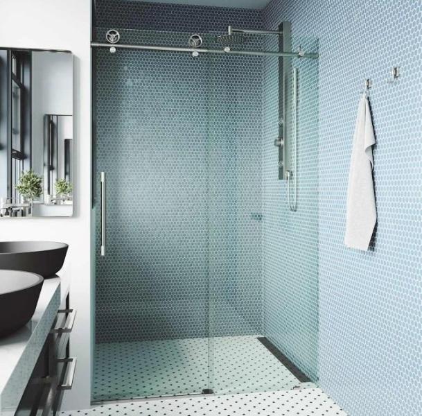 Vigo VG6044STCL6076 - Shower Doors, Glass Warehouse GW-SLD-60-BN - Shower Doors- MSRP $10,906