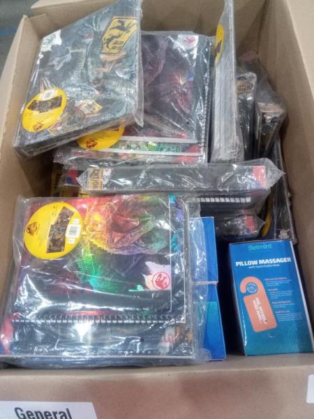 General Merchandise- Belmint Shiatsu Pillow Massager, Crayola Color and Erase Reusable Activity Board  - MSRP $500