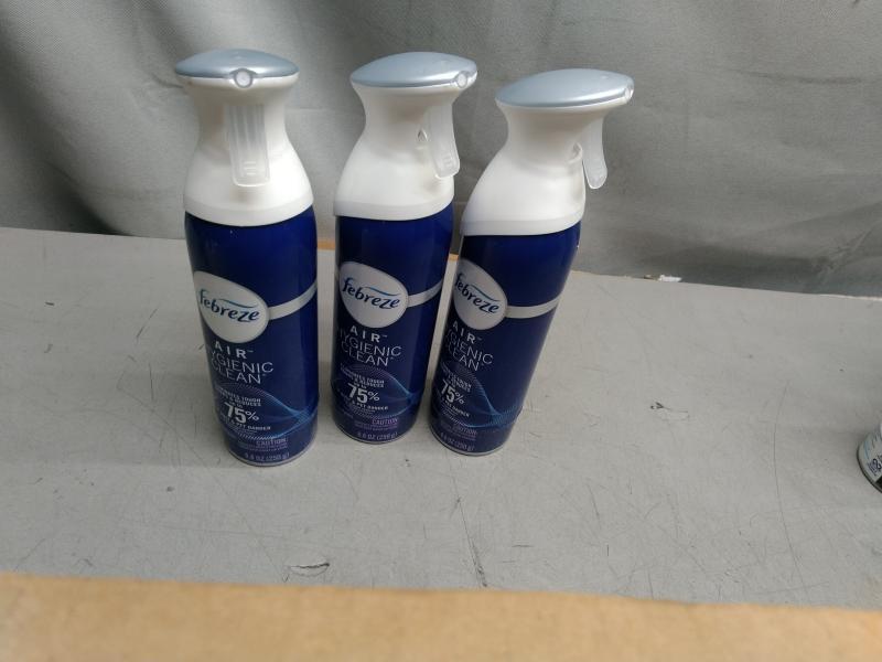 Home- Febreze Air Freshener Winter Spruce 2pks Christmas Tree Pine Scent Sprays, Mist Odor-Fighting Scents -MSRP $1,484