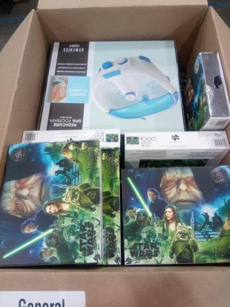 General Merchandise- HoMedics Pedicure Spa, Buffalo Games Jigsaw Puzzle - MSRP $298