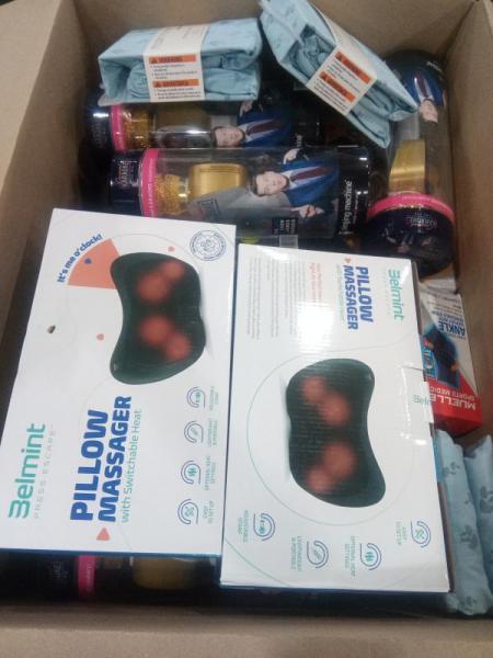 General Merchandise- Singing Machine, Wicked Comforter, Belmint Shiatsu Pillow - MSRP $719