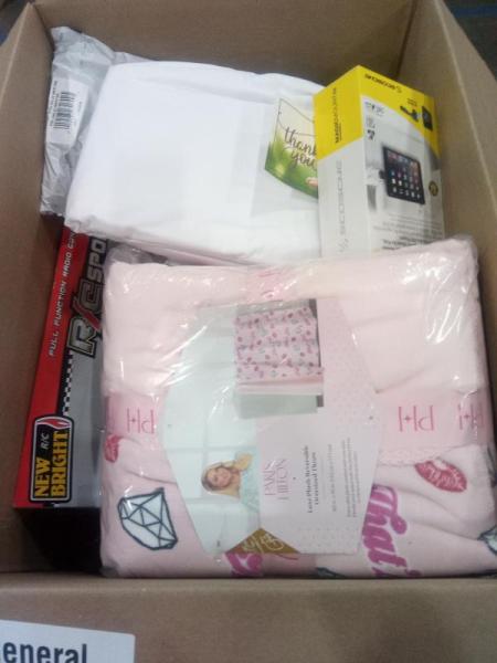 General Merchandise- Singing Machine, Spacesaver Bed Skirt, Fellowes Thermal  Laminating Pouches- MSRP $553