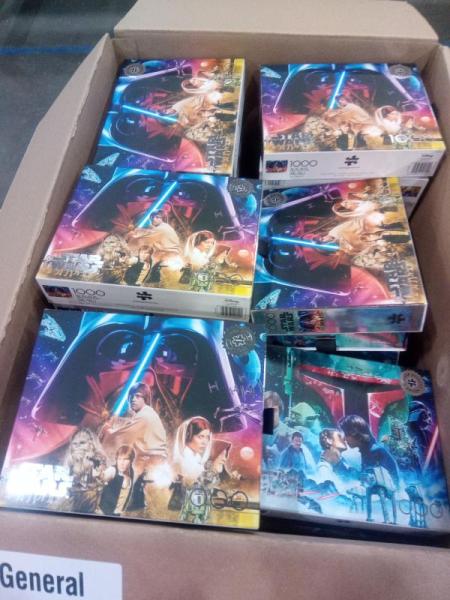 General Merchandise- Buffalo Games Jigsaw Puzzle, Chuckle & Roar Aqua Draw, Miraculous Fashion Flip Ladybug - MSRP $526