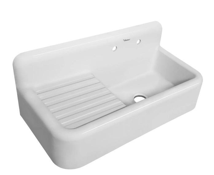 Whitehaus WHQD4220-WHITE Kitchen Sink - MSRP $1,540