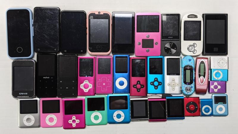 MP3 Players by Dell, Microsoft, Sony & More, 352 Units, MSRP $21,120