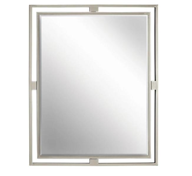 Kichler 41071NI Framed Bathroom Mirror - MSRP $504