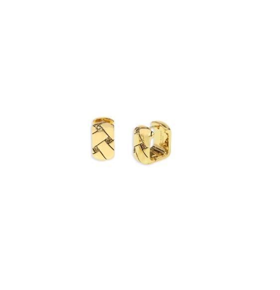 Jewelry - Kurt Geiger London Pave Quilted Higgie Hoop Earrings, Athra NJ Inc 14k Gold Earrings - Original MSRP $2,063