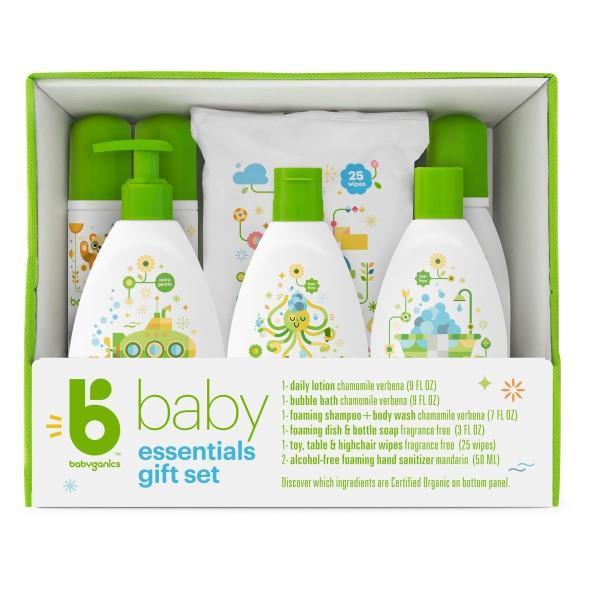 General Merch - Babyganics Hero Essentials Gift Set, Tee-Zed Clip-On Fan, Suproot Pantry Canisters - MSRP $771