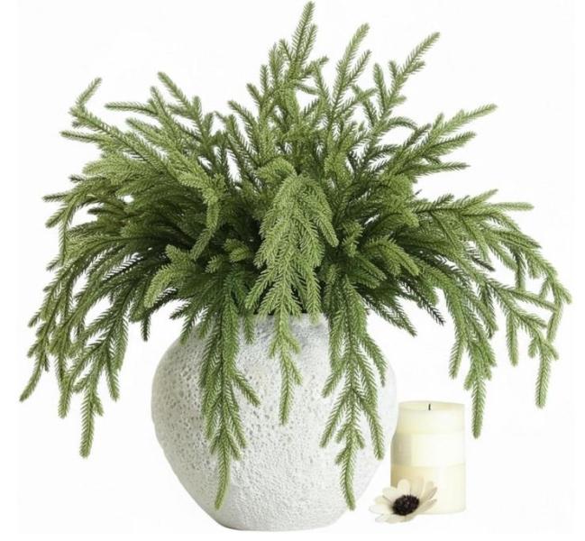 Home- Giegxin 3 Pcs 36 Inch Real Touch Christmas Cedar, Trendy Coastal Beach Canvas Wall Art - MSRP $1,674