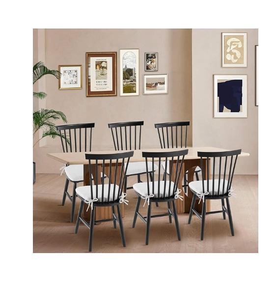 COLAMY Windsor Dining Chairs, HOIBAI 30in Wall Clock, DIGGS Evolv Dog Crate, iTouchless 23Gal Trash Can - MSRP $2,904