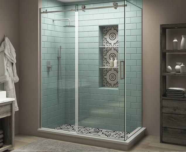 Aston SEN984EZ.UC-SS-603680-R Frameless Shower Enclosure - MSRP $1,589