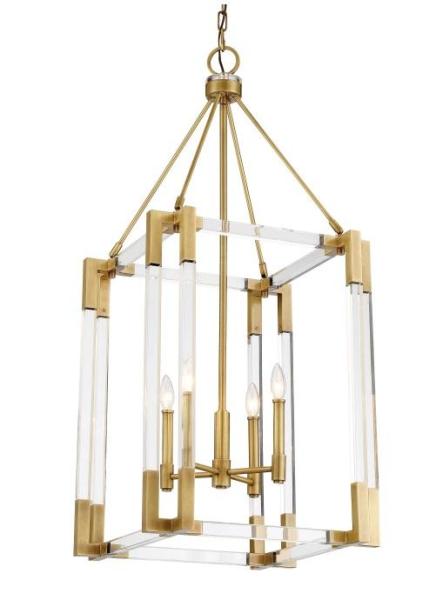 Metropolitan N7354-790 Taper Candle Pendant - MSRP $1,589