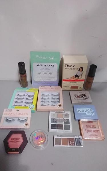 Health and Beauty - Uoma Natural Glow Serum, Ardell Active Lash, Lottie London Eye Shadow Palette - MSRP $25,092