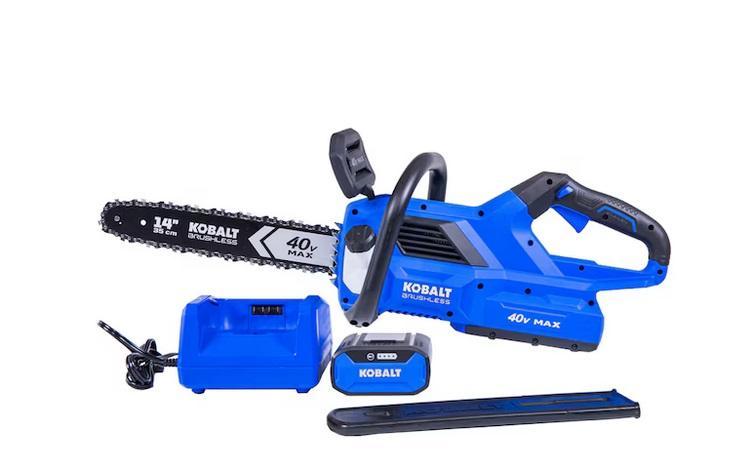 General Merchandise-KOB 40V 14-IN CHAINSAW 4AH KIT, A+R TOWNLEY TUB/SHOWER ORB - MSRP $3,396