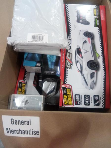 General Merchandise- New Bright Sports Car, Spacesaver Bed Skirt, Conair InfinitiPRO - MSRP $269