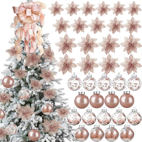 Holiday - Christmas - Lollipop Cupcake Donut Candy Tree Skirt, Flocked Velvet Tree Ball Ornaments Set - MSRP $26,452
