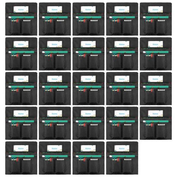 Office Product- Toriexon 24 Pack Chair Pockets for Classrooms, Yeaqee 190 Pieces Christmas Multicolor Pen- MSRP $11,386