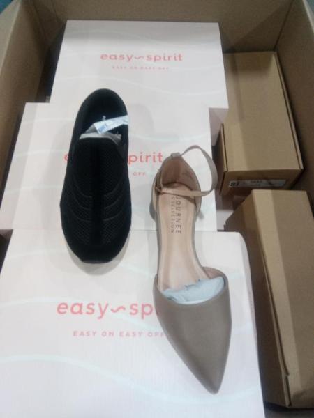 General Merchandise- Women s Journee Collection Reba Ankle Strap, Easy Spirit Women's TravelTime Slip On  - MSRP $787