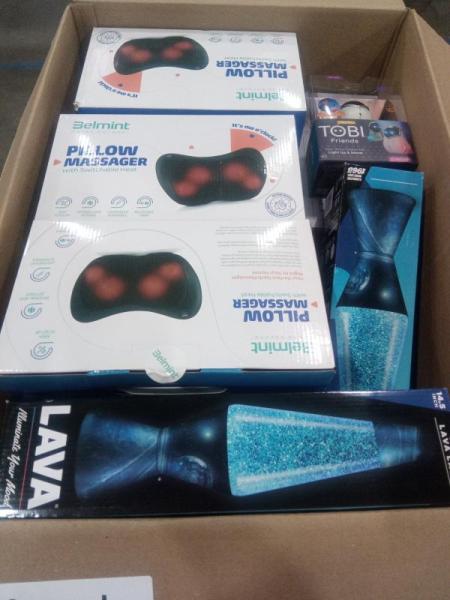 General Merchandise- Belmint Shiatsu Pillow Massager, Homedics Shiatsu Rechargeable - MSRP $443