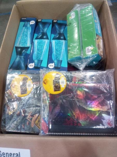 General Merchandise- Schylling Lava Lamp, Jurassic World Stationery Notebook - MSRP $297