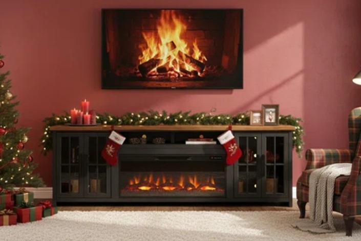 General Merchandise- Brixham Modern Farmhouse Super Hutch, Tanner Pnl/Spd FL HB - Roux - MSRP $2,759