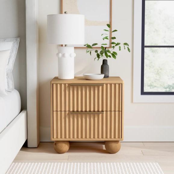 TRUCKLOAD - Furniture - Fahrettin Dining Table, Camila Nightstand, Rayna Round Ottoman - MSRP $49,044