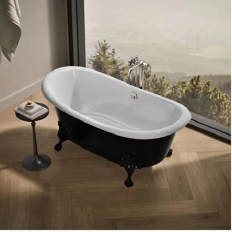 Kohler K-21000-P5-0 Cast Iron Soaking Bathtub - MSRP $6,252