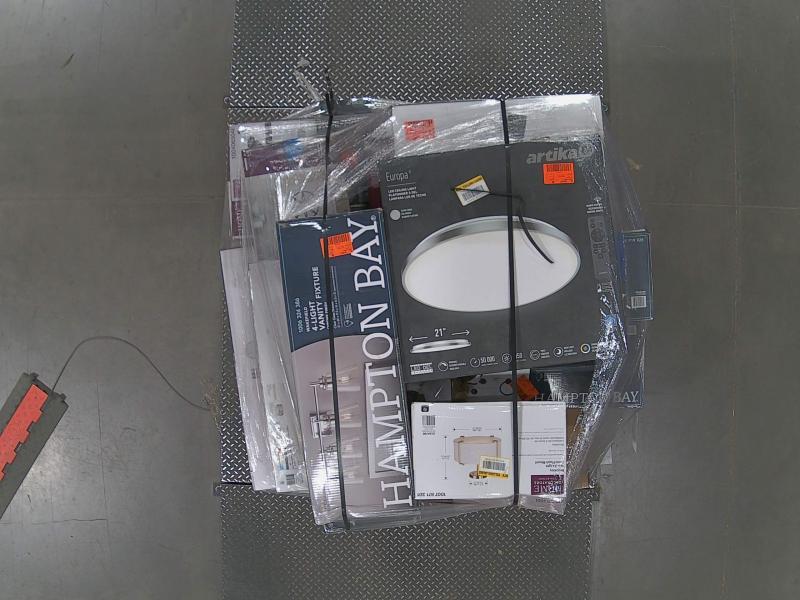 Lighting & Electrical - HDC Ashby Park 52in LED Ceiling Fan, Hampton Bay, DSI LIGHTING, Artika - Est Retail $2,987