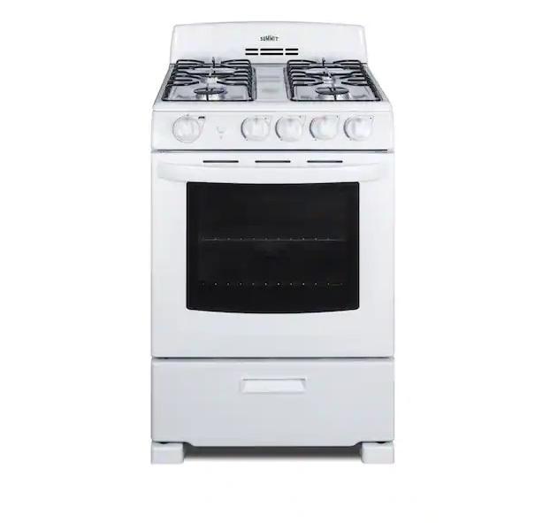 Summit Appliance RG244WS 24 in. 2.9 cu. ft. Gas Ranges - Est Retail $1,478