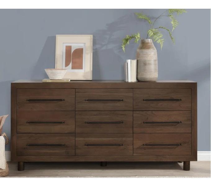 Truckload - Housewares - Jaxon 9-Drawer Wood Dresser, Assar Ivory Area Rug, Shagreen 54" Console Table - MSRP $27,282