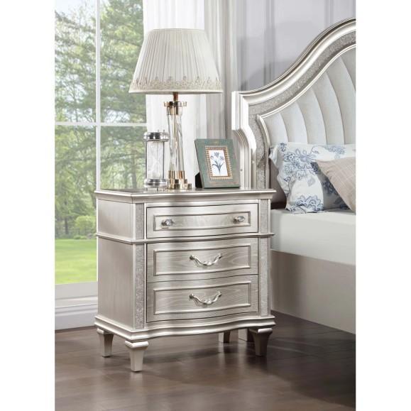 Furniture - Swampscott Nightstand, Latitude Run Dining Chairs, Corrigan Studio Nordic Style Accent Chair - MSRP $1,842