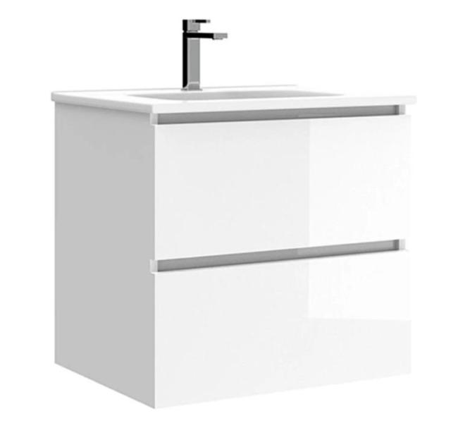 WS Bath Collections Flora C60.100 WG Vanity Set - MSRP $784