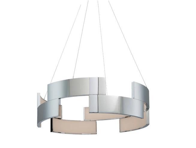 WAC Lighting PD-95820-CH - Chandelier, Justice Design Group FSN-8444-55-SEED-NCKL-LED4-2800 - Fixture - MSRP $4,247