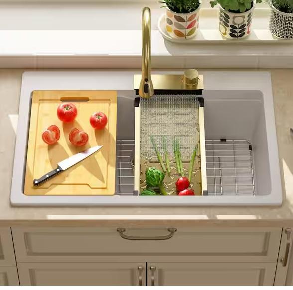 Plumbing - LORDEAR Kitchen Sink, AKLFGN, BWE, FORCLOVER, Glacier Bay, JONATHAN Y, Pegasus, Everbilt - Est Retail $1,736