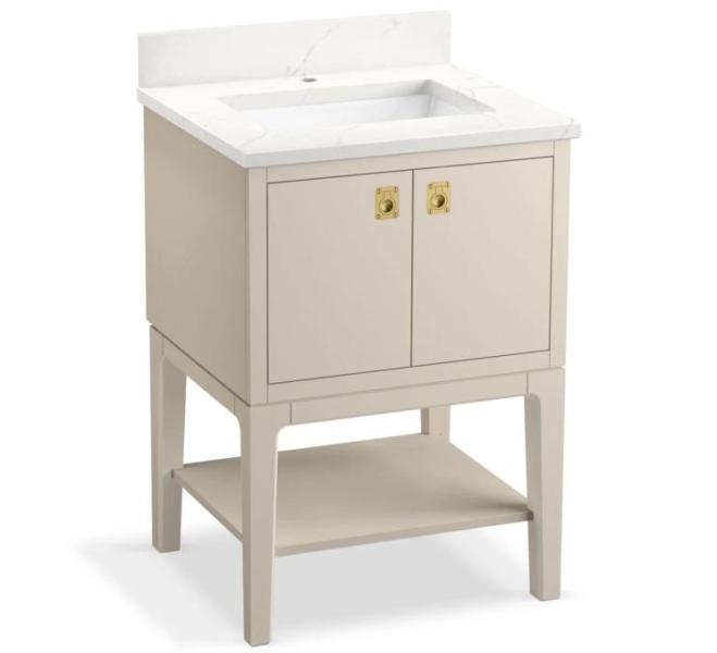 Kohler K-35024-LWG - Vanity Sets Bathroom Storage, TOTO SN7631M#01 - Bidet Seat- MSRP $5,745