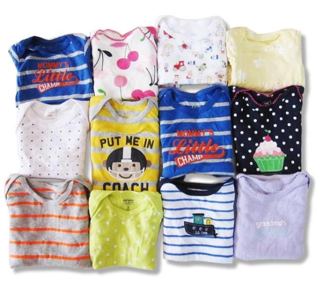 Children Clothing Mixed Styles Sizes Boy Girl Baby Bodysuits Onesies