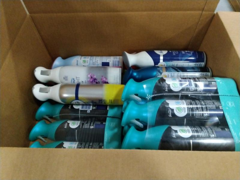 Home - Resolve Pet Expert Carpet Stain Cleaner, Febreze Air Freshener Sprays - MSRP $847