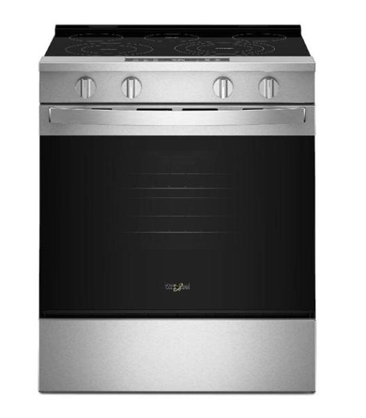 Whirlpool YWSES5030SZ 30" Slide-in Gas Smart Range - MSRP $1,395