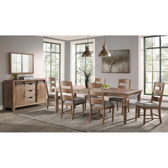 TRUCKLOAD - Furniture - Kyajah Bar Stool, Hopedale Accent Cabinet, Labruna Dining Table - MSRP $62,844