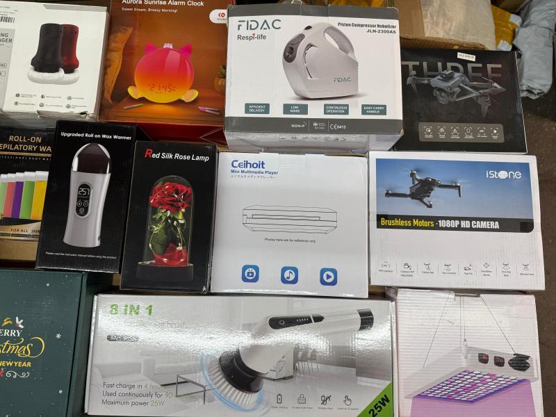 Bulk Lot of 500 Mixed Electronics, Gadgets & Home Goods MSRP $15,000