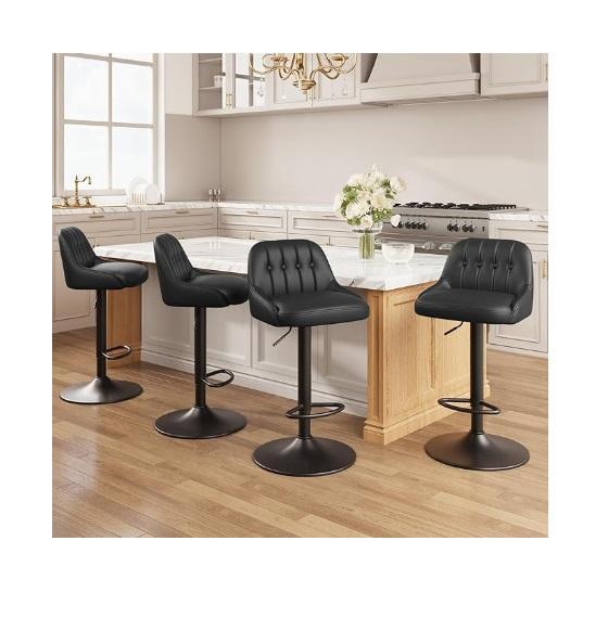 MALOL Kitchen Bar Stools w/Armrest & Back, Automatic Self-Cleaning Cat Litter Box, Able Life Tray Table - MSRP $1,631