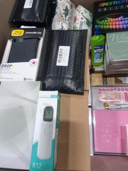 Health & Beauty - UISHUSO No-Touch Thermometer, Savile Liso Biotina Biotin Comb Hair Styling Cream - MSRP $962