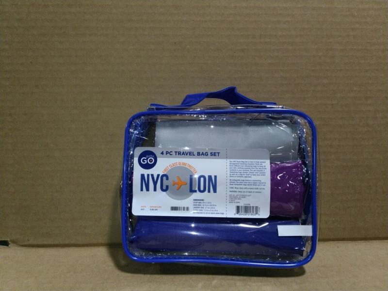 Bed Bath and Home - Gotta Go 4 Piece Travel Bag Trio Set - MSRP $15,109