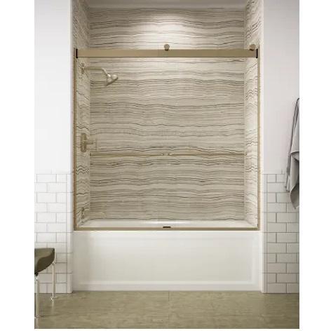 Kohler K-706004-L-ABV Frameless Tub Door - MSRP $653