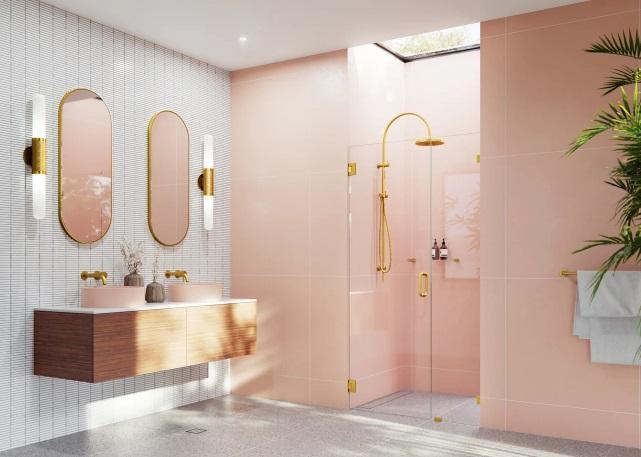 Glass Warehouse GW-WH-38-SB - Shower Door, Aston SDR990-SS-45-10 - Shower Door - MSRP $5,158