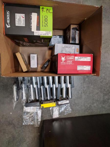 RTX 5080, RX 9070 XT, PC Gaming Components Lot & More - $12.5K - 33 qt