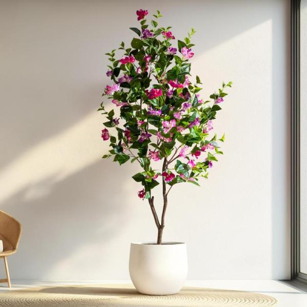 Home - Erimda 7.2FT Artificial Bougainvillea Trees - MSRP $25,486